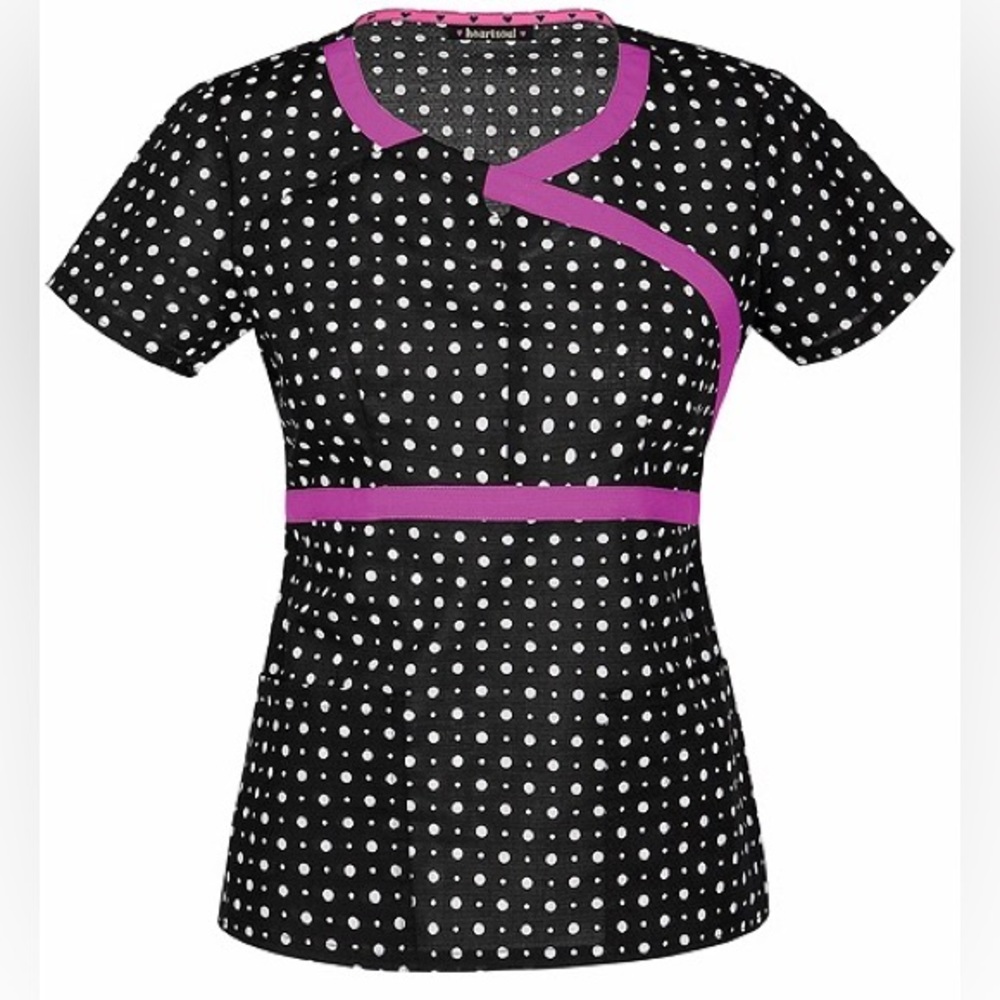 Scrub top HeartSoul Mock Wrap Top 20983